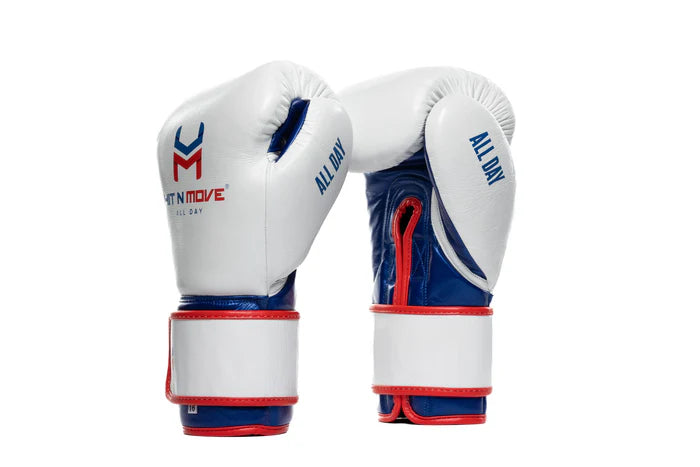 HIT'N'MOVE ALL DAY® Pro Balance (Hook and Loop) boxing gloves