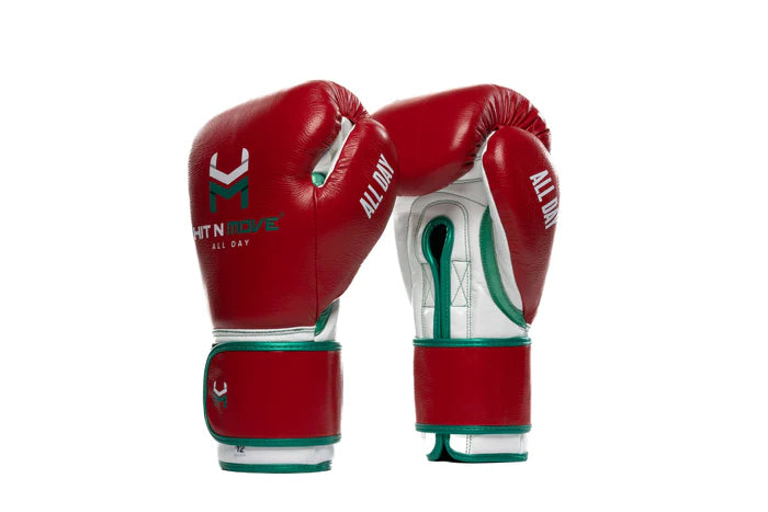 HIT'N'MOVE ALL DAY® Pro Balance (Hook and Loop) boxing gloves