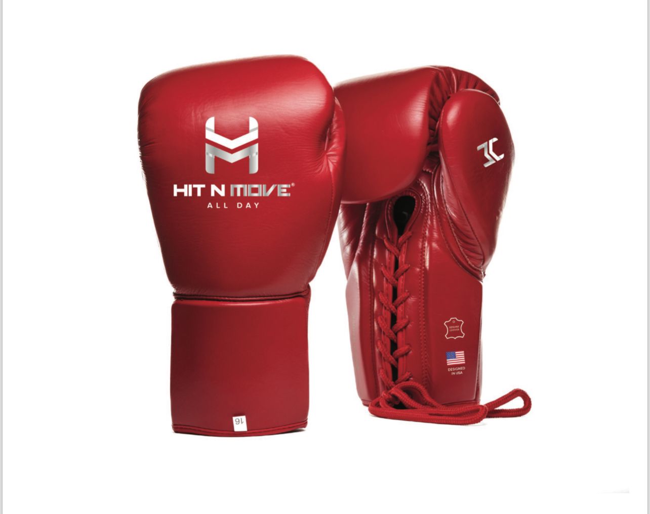 HIT'N'MOVE ALL DAY® Pro Balance (Laces) boxing gloves