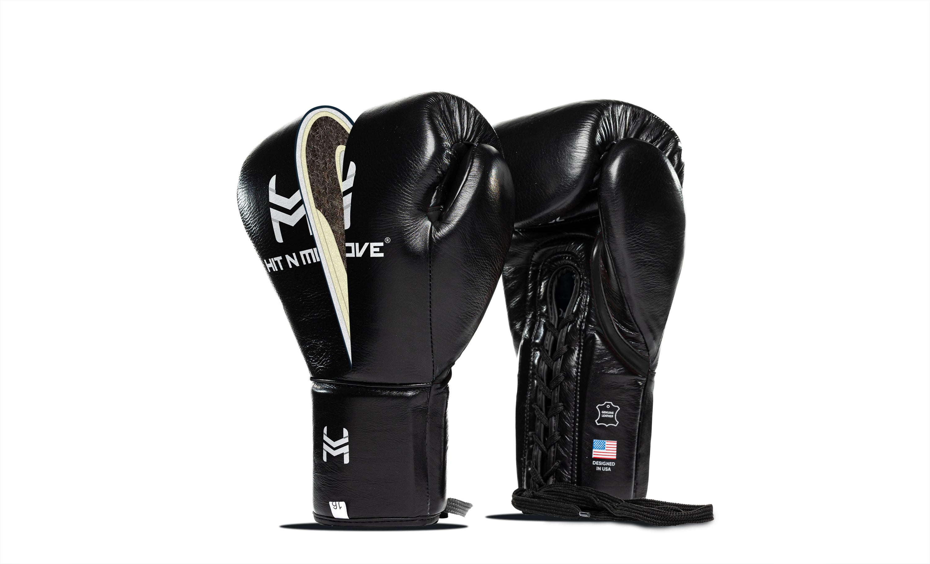 HiT'N'MOVE Horse Hair Boxing Gloves (Hook and Loop)