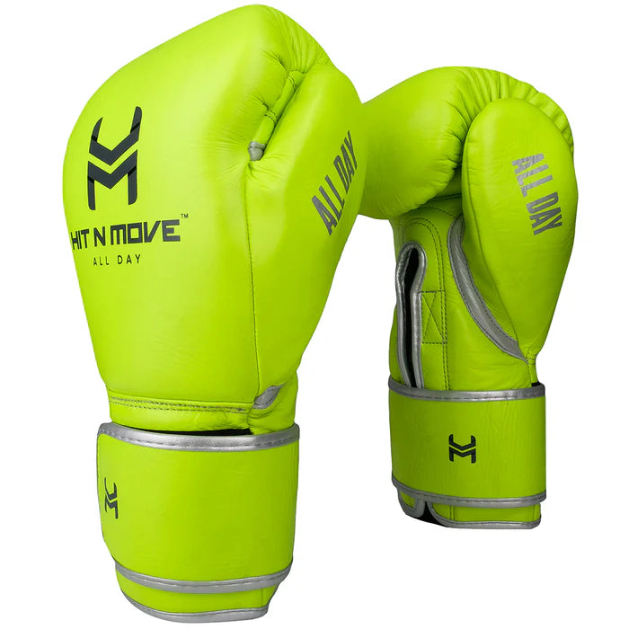 HIT'N'MOVE ALL DAY® Pro Balance (Hook and Loop) boxing gloves
