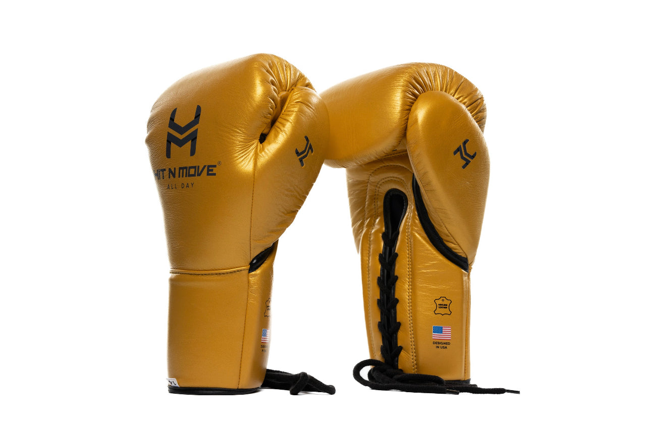 HIT'N'MOVE ALL DAY® Pro Balance (Laces) boxing gloves