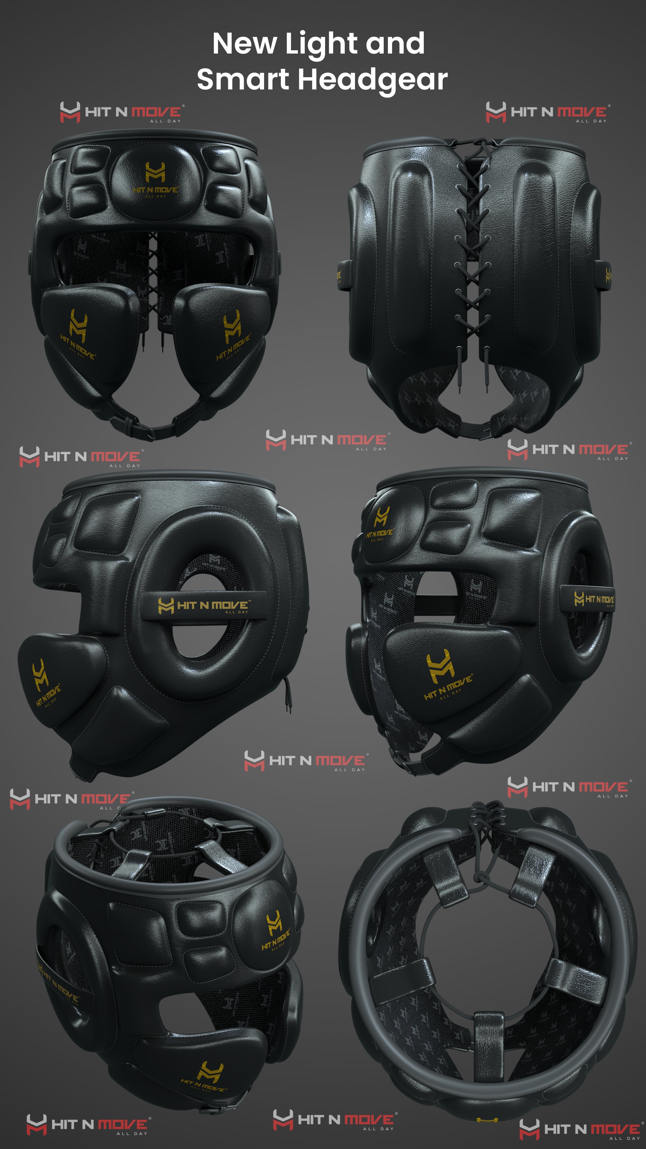 HIT'N'MOVE AIR ARMOR PRECISION Revolutionary boxing headgear