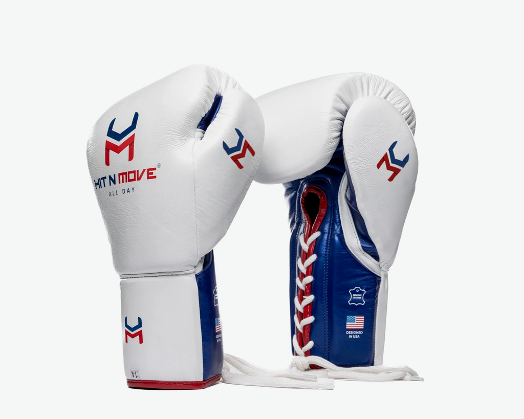 HIT'N'MOVE ALL DAY® Pro Balance (Laces) boxing gloves